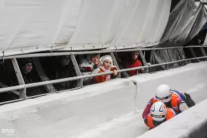 Командные соревнования по санному спорту в Сочи &copy;&nbsp;Нина Зотина, ЮГА.ру