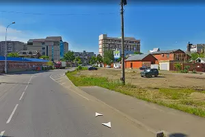 Пустырь на Гаврилова, 13/1 &copy;&nbsp;Скриншот панорам yandex.ru/maps 2021 года