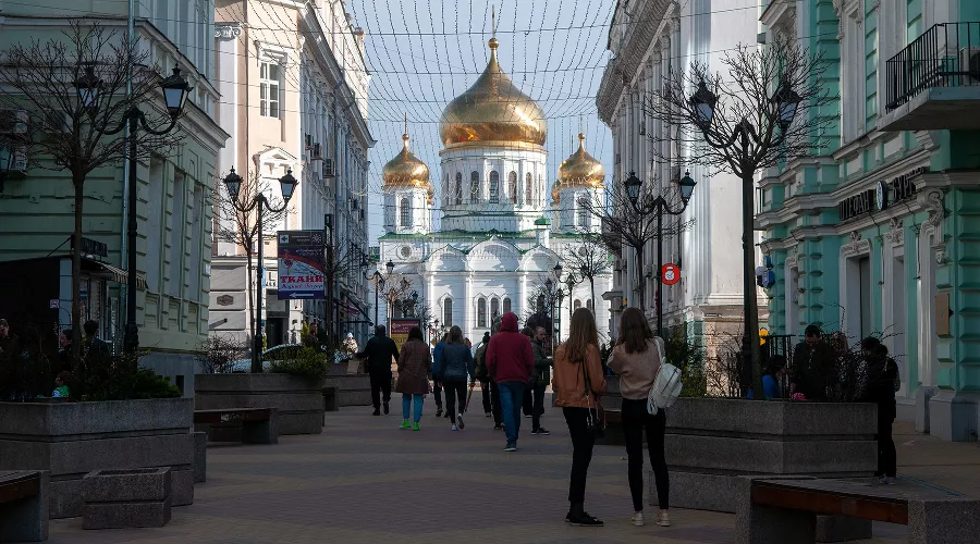 Ростовский Арбат (переулок Соборный) &copy;&nbsp;Фото Дмитрия Пославского, Юга.ру