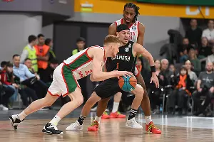 «Локомотив-Кубань» 27 апреля 2025 года обыгрывает «Уралмаш» с рекордным счетом &copy;&nbsp;Фото предоставлено пресс-службой Единой лиги ВТБ