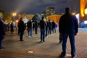 Пасхальная служба-2020 в Храме Рождества Христова в Краснодаре &copy;&nbsp;Фото Валерии Дульской, Юга.ру