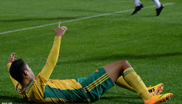 "Кубань" уступила "Валенсии" в матче Лиги Европы в Краснодаре &copy;&nbsp;Алёна Живцова, ЮГА.ру