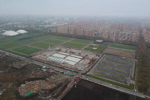 Cтройка нового стадиона ФК «Краснодар» &copy;&nbsp;Фото Евгения Таранжина