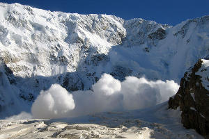Сход лавины © Фото Юга.ру