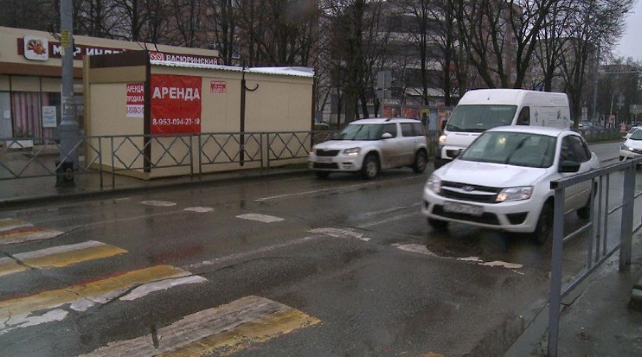 Павильон на углу улиц Ставропольской и Шевченко © Фото пресс-службы администрации Краснодара