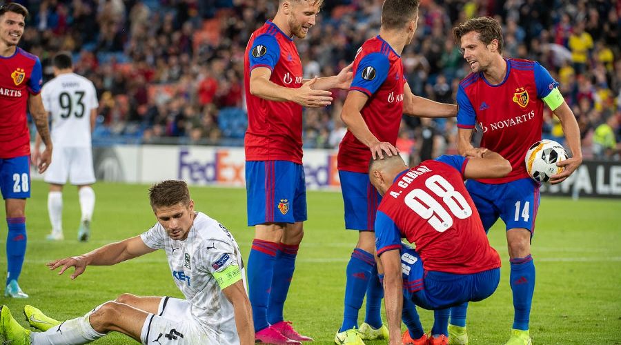 Матч 1-го тура группового этапа Лиги Европы «Базель» — «Краснодар» © Фото пресс-службы ФК «Базель»