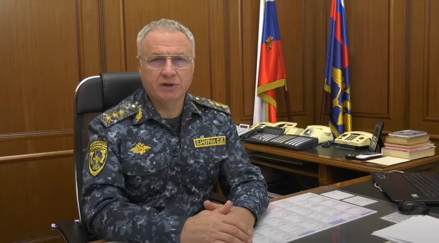 Глава ГУ МВД России по СКФО Сергей Бачурин &copy;&nbsp;Скриншот ютуб-канала МВД МЕДИА