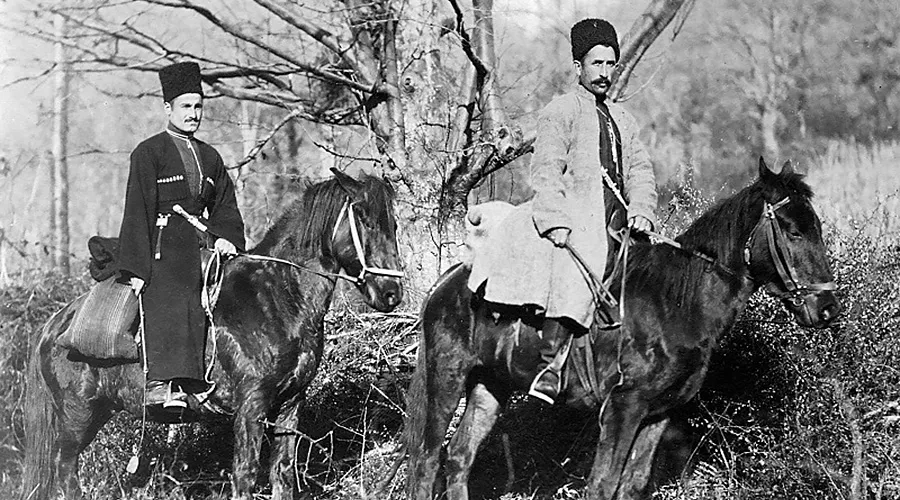 «Шапсуги, река Ашэ». Начало XX века &copy;&nbsp;Фото из архива Екатерины Богословской