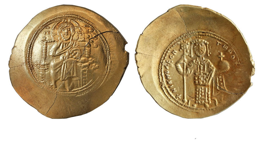Гистаменон Никифора III Вотаниата (1078‒1081) © Фото пресс-службы института археологии РАН