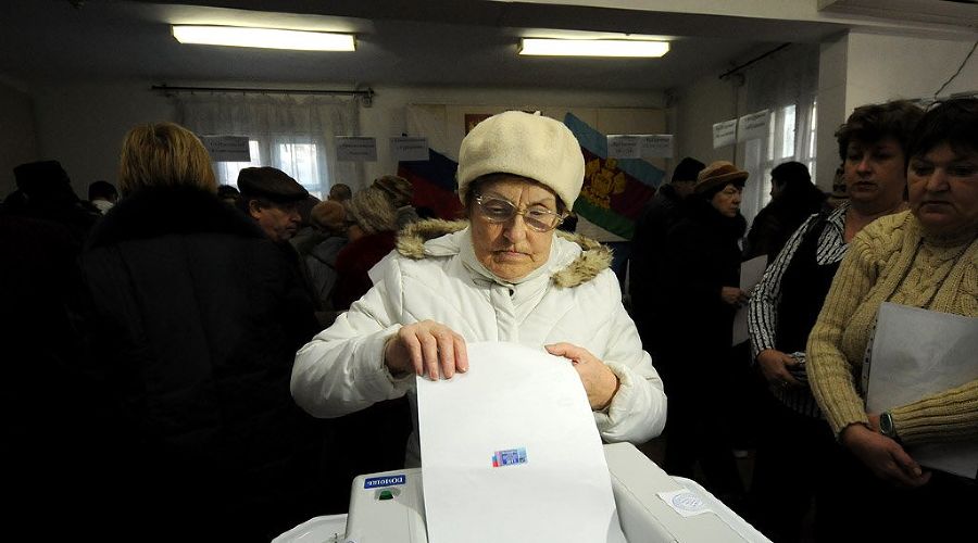 Выборы в Госдуму в Краснодаре &copy;&nbsp;Елена Синеок. ЮГА.ру