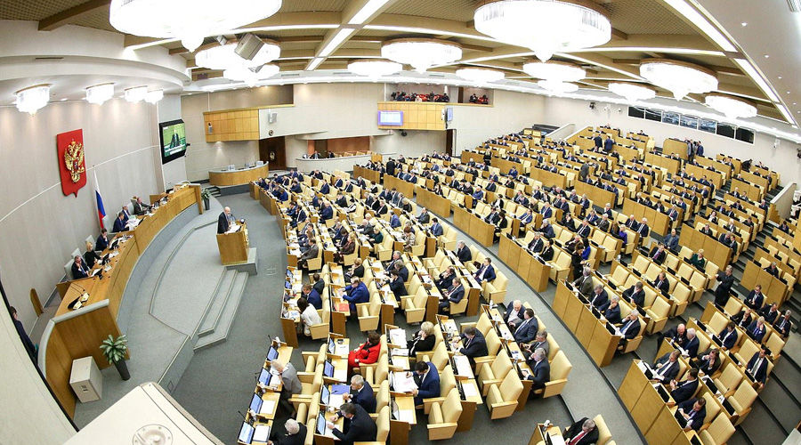 Пленарное заседание Госдумы © Фото пресс-службы Государственной Думы Российской Федерации