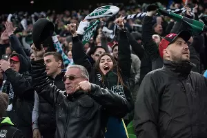 Матч «Краснодар» — «Зенит», Краснодар, 20 апреля 2019 года &copy;&nbsp;Фото Елены Синеок, Юга.ру