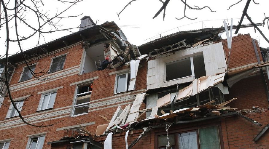 Взрыв бытового газа на улице Славянской, 75 в Краснодаре © Фото пресс-службы администрации Краснодара