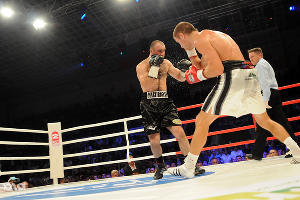 Бой Дмитрия Пирога и Геннадия Мартиросяна за звание чемпиона мира по версии WBO © Елена Синеок. ЮГА.ру