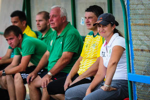 "Кубаночка" проиграла "Россиянке" в Краснодаре &copy;&nbsp;Елена Синеок, ЮГА.ру