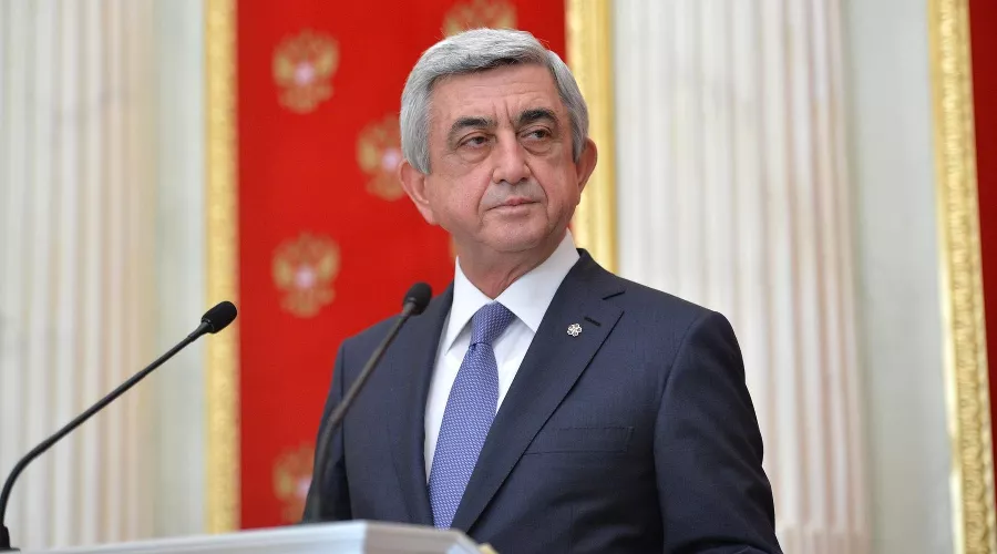 Серж Саргсян &copy;&nbsp;Фото пресс-службы администрации президента России