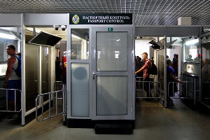 Пропускной пункт на границе между Россией и Абхазией &copy;&nbsp;Фото Влада Александрова, Юга.ру