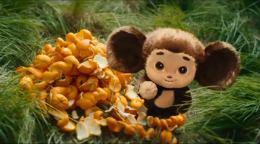 Кадр из трейлера фильма «Чебурашка», реж. Дмитрий Дьяченко, 2023 год &copy;&nbsp;Скриншот с сайта kinopoisk.ru