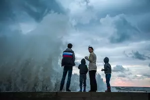 Шторм в Сочи &copy;&nbsp;Фото Нины Зотиной, Юга.ру