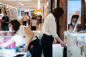 Первый день работы краснодарских ТРЦ после карантина &copy;&nbsp;Фото Дмитрия Леснова, Юга.ру