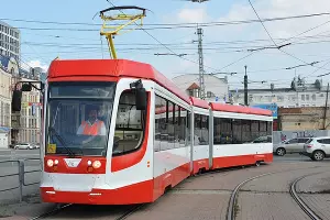 Трамвайный вагон модели &laquo;71-631&raquo; &copy;&nbsp;Фото пресс-службы Усть-Катавского вагоностроительного завода имени Кирова