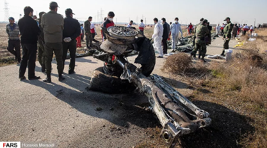 Место крушения самолета &copy;&nbsp;Фото Hossein Mersadi, Fars News Agency, (CC BY 4.0)