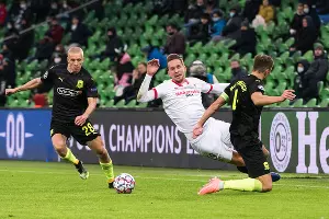 Матч «Краснодар» — «Севилья», Краснодар, 25 ноября 2020 года &copy;&nbsp;Фото Елены Синеок, Юга.ру