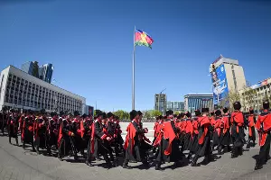 Парад казаков в Краснодаре &copy;&nbsp;Фото Елены Синеок, Юга.ру