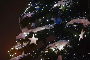 Рождественская ярмарка на Главной городской площади Краснодара &copy;&nbsp;Фото Елены Синеок, Юга.ру