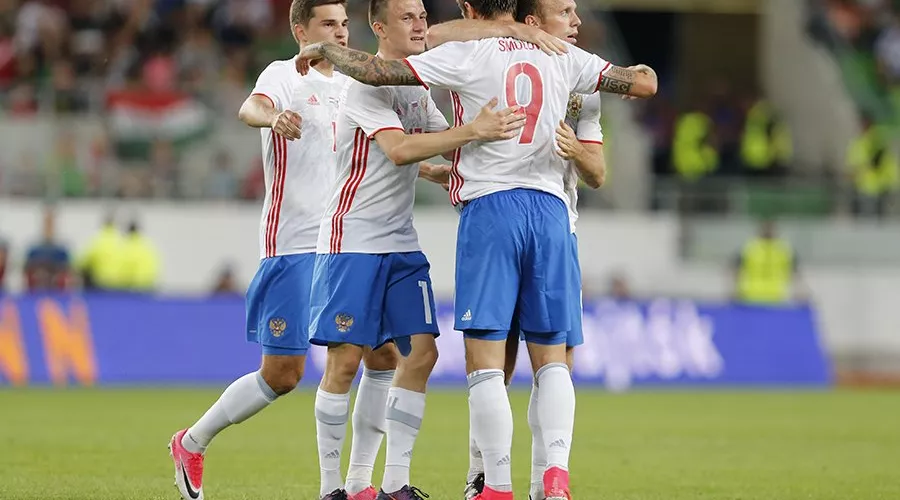 Сборная России разгромила Венгрию в товарищеском матче &copy;&nbsp;Фото из аккаунта сборной России по футболу в твиттере, twitter.com/TeamRussia