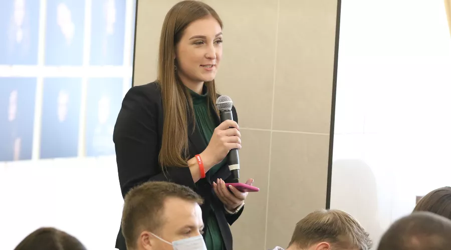 Журналистка Илона Грачевская &copy;&nbsp;Фото пресс-службы администрации Краснодара