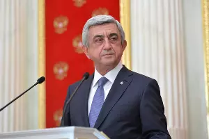 Серж Саргсян &copy;&nbsp;Фото пресс-службы администрации президента России