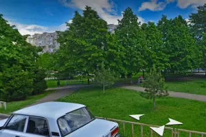 Сквер имени Чепеги, ЮМР &copy;&nbsp;Скриншот страницы сервиса &laquo;Яндекс Карты&raquo;, 2021 год