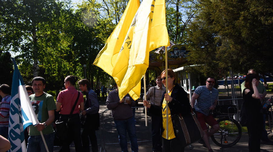  © В Краснодаре прошел митинг «Надоел» © Фото Елены Синеок, Юга.ру