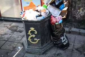 Проблемы с вывозом мусора в Краснодаре &copy;&nbsp;Фото Елены Синеок, Юга.ру