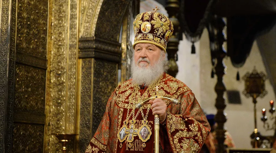 Патриарх Кирилл &copy;&nbsp;Фото с сайта patriarchia.ru