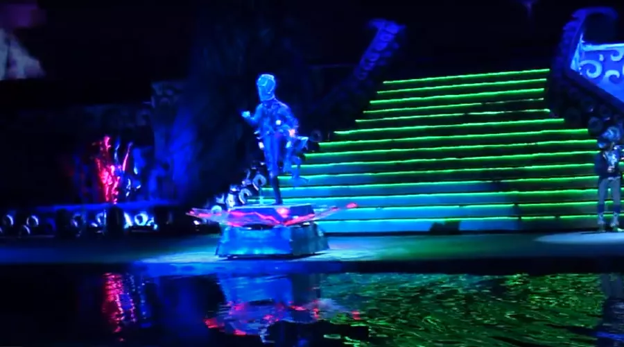 Водное шоу «Пираты подземного моря» &copy;&nbsp;Скриншот видео с YouTube-канала &laquo;Билетный оператор Afisha_Dilyaver&raquo;