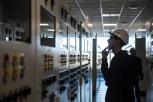 Запуск электроподстанции «Порт» в Тамани &copy;&nbsp;Фото Елены Синеок, Юга.ру