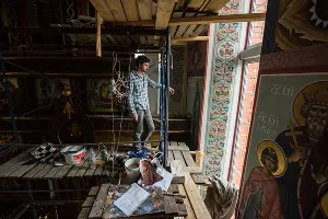 В Рождественском храме &copy;&nbsp;Фото Елены Синеок, Юга.ру