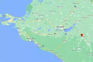 Поселок Садовый примыкает к Белореченску с северо-запада &copy;&nbsp;Скриншот сайта Google.com/maps