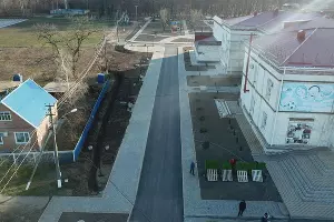 Ремонт парка и дома культуры Тбилисском районе &copy;&nbsp;Фото пресс-службы Тбилисского района