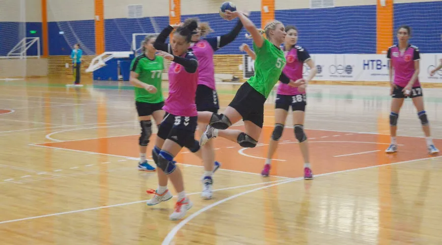 Матч чемпионата России ГК «Уфа-Алиса» — «АГУ-Адыиф» &copy;&nbsp;Фото пресс-службы ГК &laquo;АГУ-Адыиф&raquo;