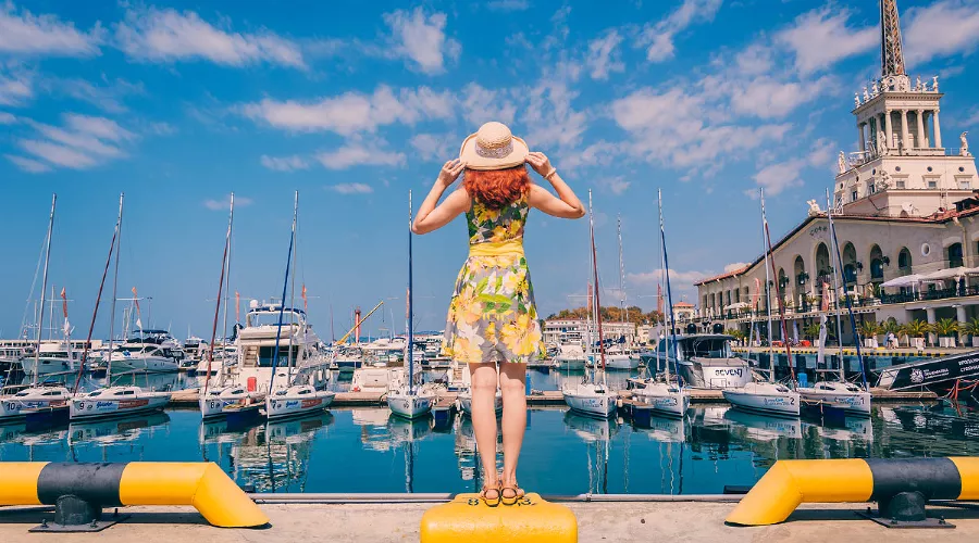 Морпорт Сочи &copy;&nbsp;Фото Dpoltoradnev, freepik.com