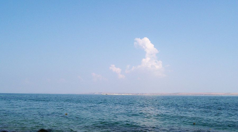 Таманский полуостров, вид с острова Тузла, август 2007 г. © Фото пользователя Zinnsoldat с сайта https://commons.wikimedia.org по лицензии CC BY-SA 3.0