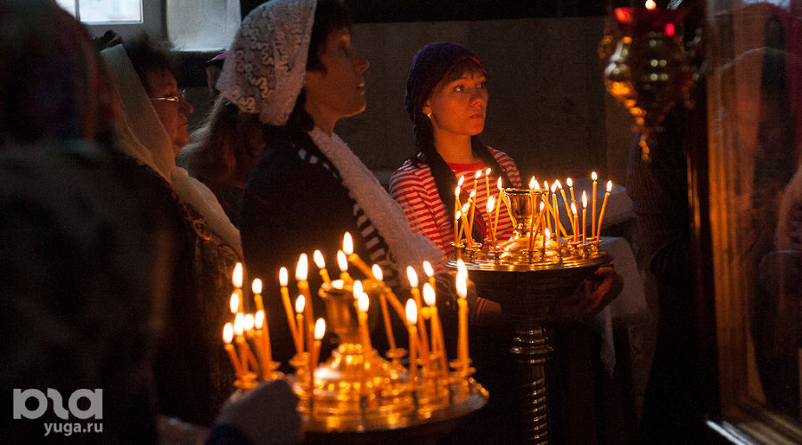 Великая Суббота в храме Рождества Христова (Краснодар) © Фото Михаила Ступина, Юга.ру