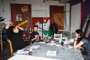 Арт-группировка ЗИП &copy;&nbsp;Фото Елены Синеок, Юга.ру