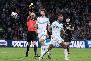 Матч «Краснодар» — «Зенит», Краснодар, 20 апреля 2019 года &copy;&nbsp;Фото Елены Синеок, Юга.ру