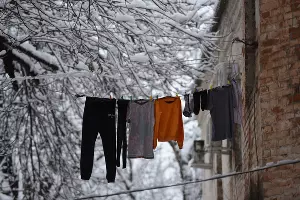 Снег в Краснодаре &copy;&nbsp;Фото Елены Синеок, Юга.ру