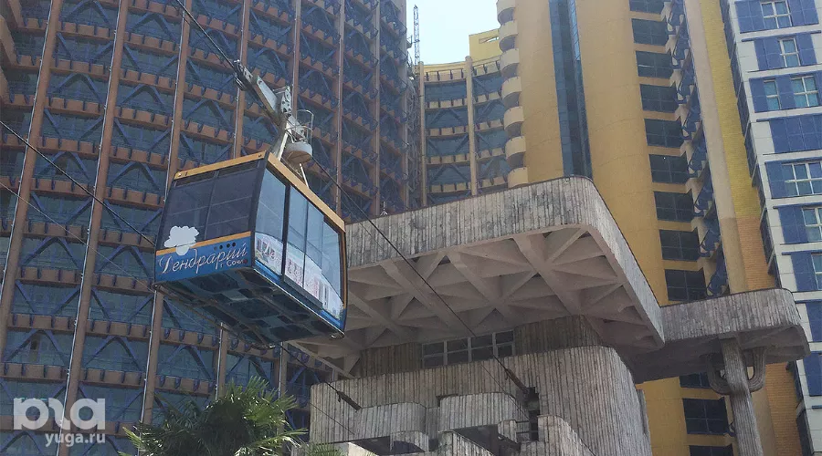 Канатная дорога над сочинским дендрарием &copy;&nbsp;Фото Антона Быкова, Юга.ру