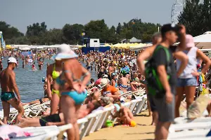 Пляж в Анапе &copy;&nbsp;Фото Елены Синеок, Юга.ру